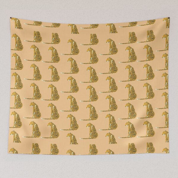 Item preview, Orange wild leopard pattern gift design designed and sold by Michael Schmidt.