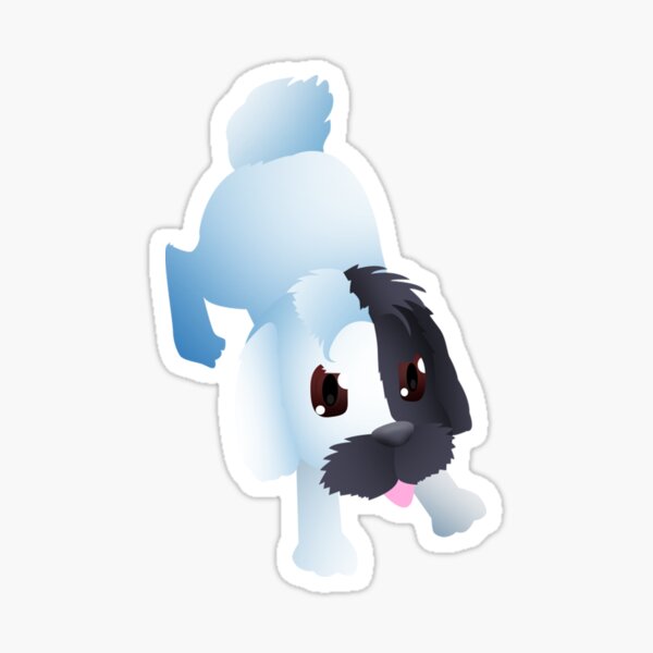 Nico The Curious Dog Sticker