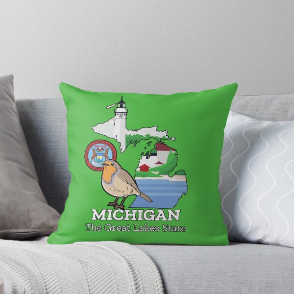 Item preview, Michigan - The Great Lakes State designed and sold by Wildjourne.