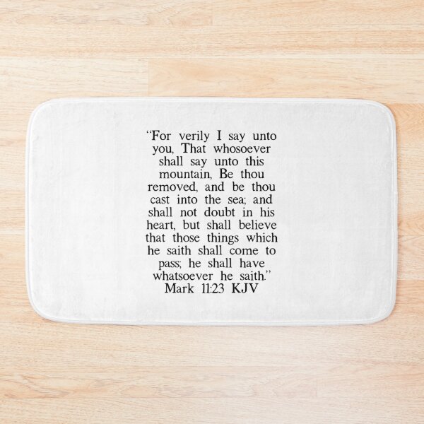 Item preview, Mark 11:23 KJV designed and sold by IBMClothing.
