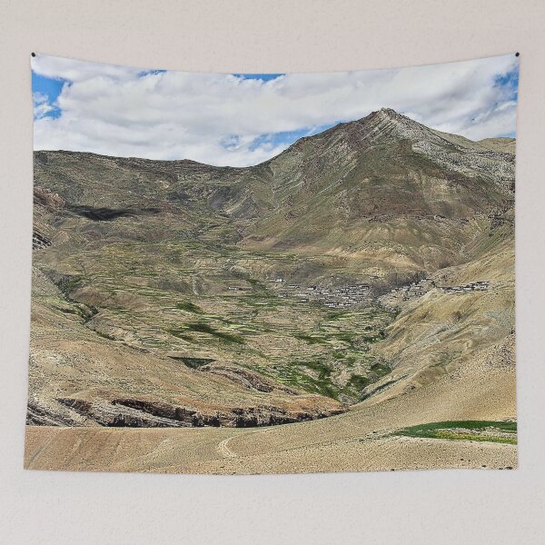Item preview, Himalayan Mountains Panorama Landscape Village, Himalaya designed and sold by worldways.