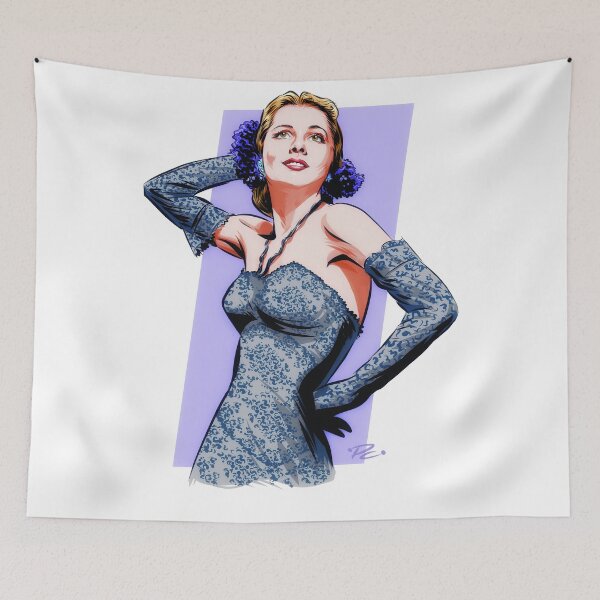 Item preview, Joan Fontaine - An illustration by Paul Cemmick designed and sold by TIGERDAVER.