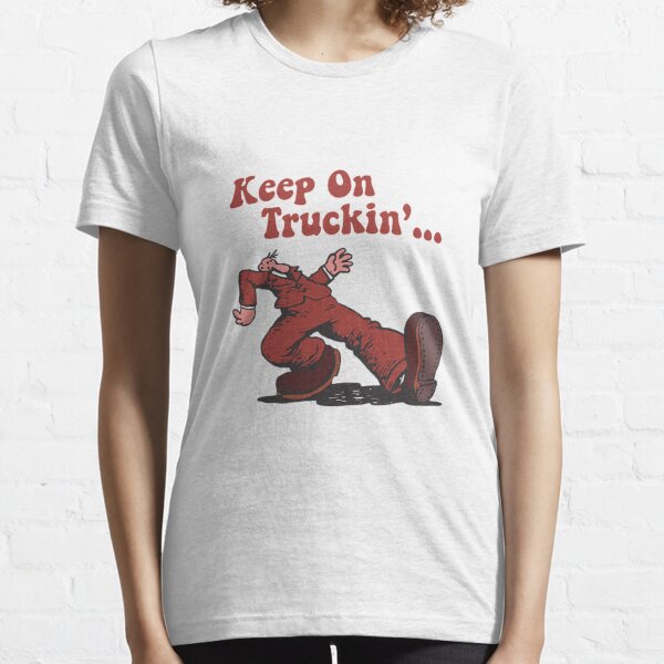 keep on truckin vintage style t shirt