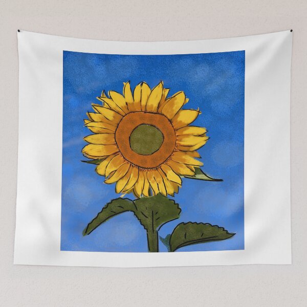 Item preview, Handdrawn Sunflower designed and sold by ManyaMalhotra.