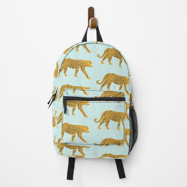 Item preview, Mint green walking leopard pattern gift design designed and sold by Michael Schmidt.