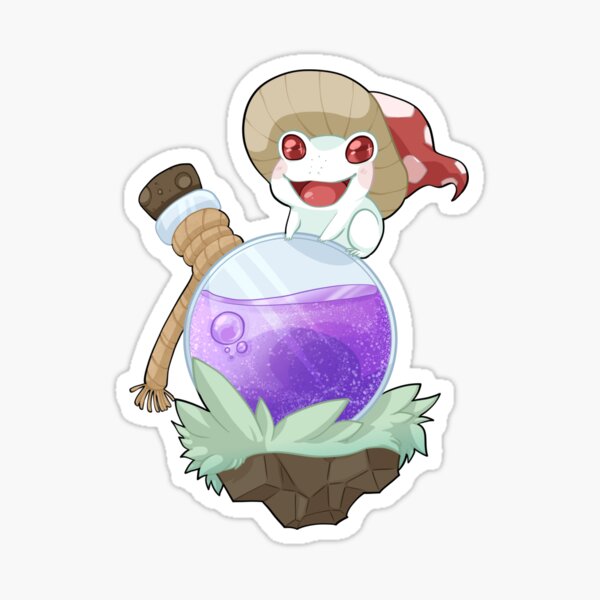 Lil Froggy Potion - Albino Frog Sticker