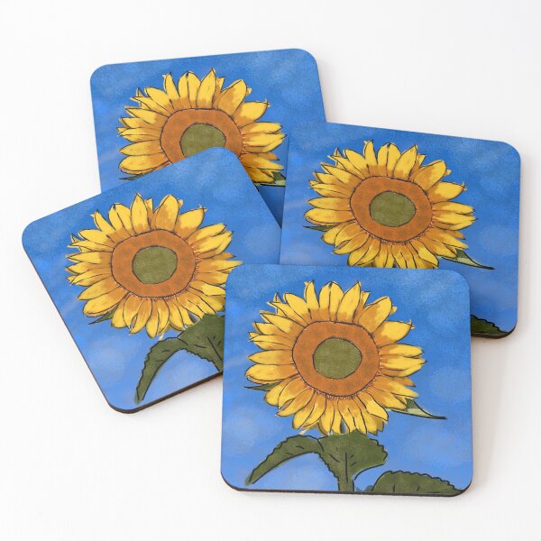Item preview, Handdrawn Sunflower designed and sold by ManyaMalhotra.
