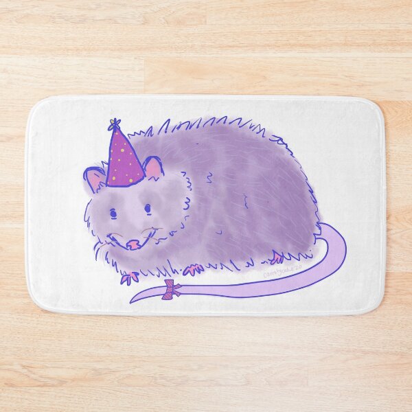 Item preview, polite birthday possum designed and sold by carrotface.