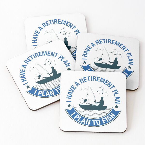 Item preview, Retirement Plan Fishing designed and sold by LuckyFoxDesigns.