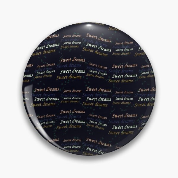 Item preview, Sweet Dreams Phrase Motif Typographic Pattern designed and sold by DFLC Prints.