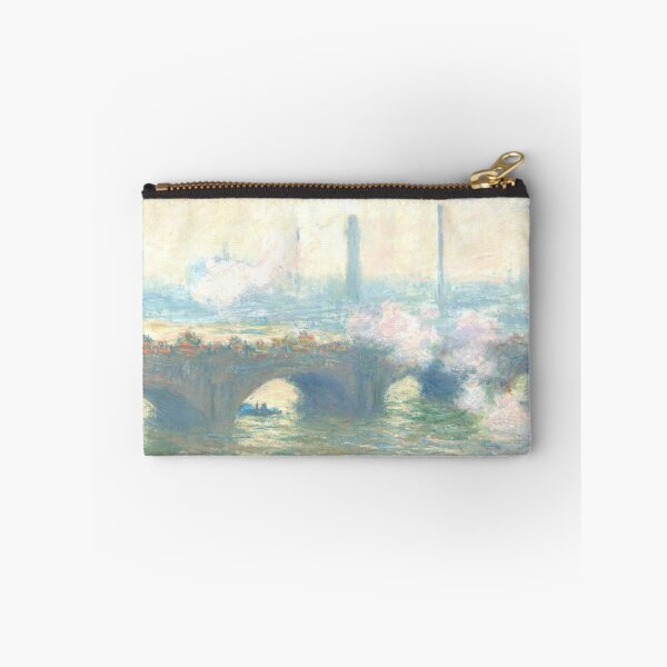 Item preview, monet bridge painting gold yellow designed and sold by SFTStudio.