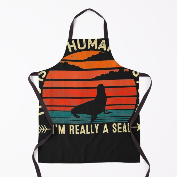 Item preview, Human Costume I'm Really A Seal Halloween Gifts designed and sold by harolhaw.