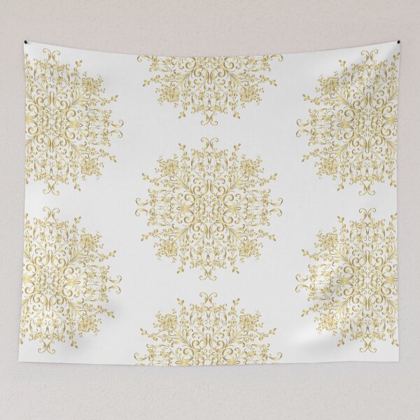Item preview, Floral Folk Art- Mandala Alpana designed and sold by Artcapturingart.