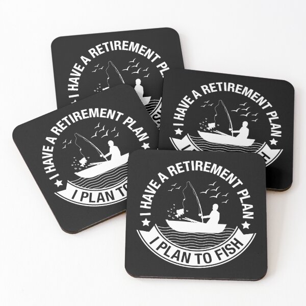 Item preview, Retirement Plan Fishing designed and sold by LuckyFoxDesigns.