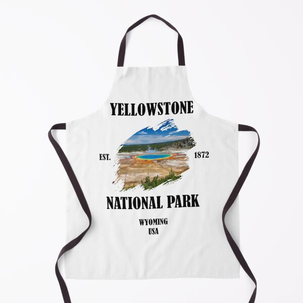 Item preview,  USA tourists and fans of Yellowstone National Park in Wyoming. The Grand Prismatic Spring is one of the main attractions of the park! designed and sold by GeogDesigns.