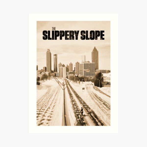 Atlanta Icepocalypse - PAX - Slippery Slope Art Print