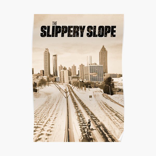 Atlanta Icepocalypse - PAX - Slippery Slope Poster