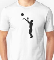 Basketball-Spieler Slim Fit T-Shirt