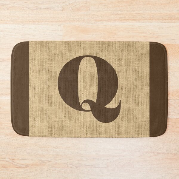 Artikelvorschau, Monogramm-Sackleinen-Initiale Q entworfen und verkauft von Elsy's Art.