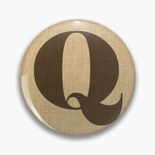 Item preview, Monogram Burlap Initial Q designed and sold by Elsy's Art.