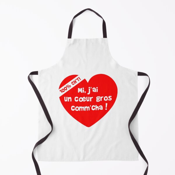 Item preview, Mi, I have a big heart like cha! (100% Ch'ti) designed and sold by humour-chti.