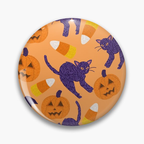 Item preview, Cats, Witch Hats, Candy Corn, and Pumpkins designed and sold by Carmen Burton-Perez.
