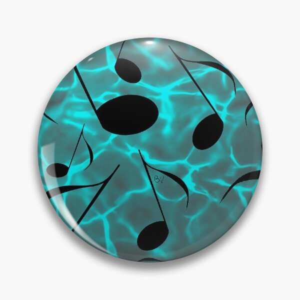 Item preview, Musical notes in water designed and sold by BV-creas.