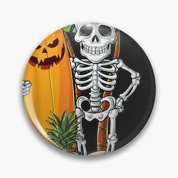 Item preview, Skeleton Surfing Halloween Gifts Hawaii designed and sold by harolhaw.