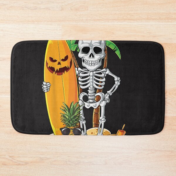 Item preview, Skeleton Surfing Halloween Gifts Hawaii designed and sold by harolhaw.