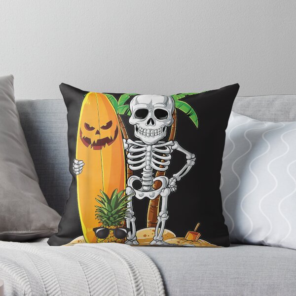 Item preview, Skeleton Surfing Halloween Gifts Hawaii designed and sold by harolhaw.