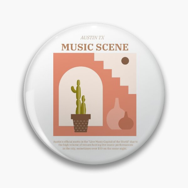 Item preview, austin tx music scene designed and sold by DesignandGroove.