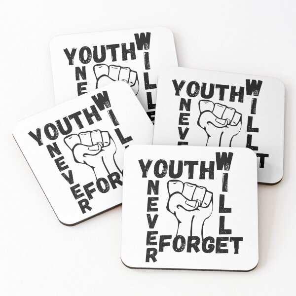 Item preview, Youth will never Forget, We will remember every social/racial injustice, We will protest, We are not alone and together we'll Rise designed and sold by SAVWIS.