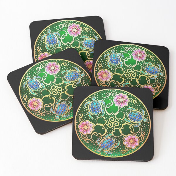 Aperçu de l'œuvre Dancing Turtle Pond Mandala créée et vendue par Dana Kester-McCabe.