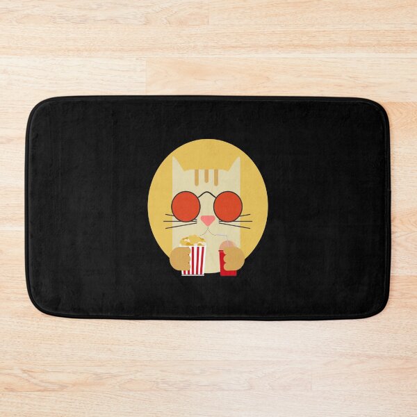 Item preview, cool cat eats popcorn funny mask masks mouth nose mouthguard sayings nose protection face mask funny sayings unisex motif designed and sold by Mark Sukra.