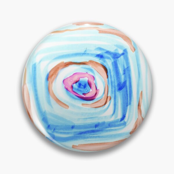 Item preview, Abstract Labyrinth in Orange and Blue. designed and sold by FanitsaArt.