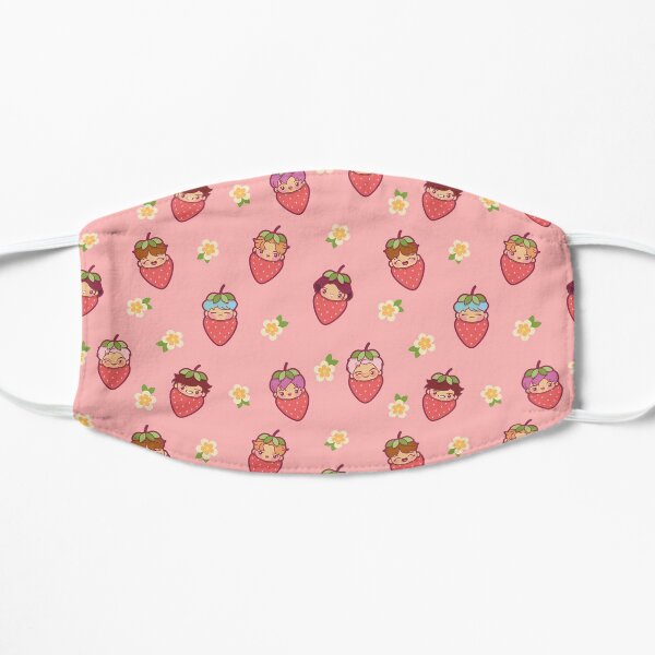 BTS Strawberry Patch PINK ~Masks~ Flat Mask