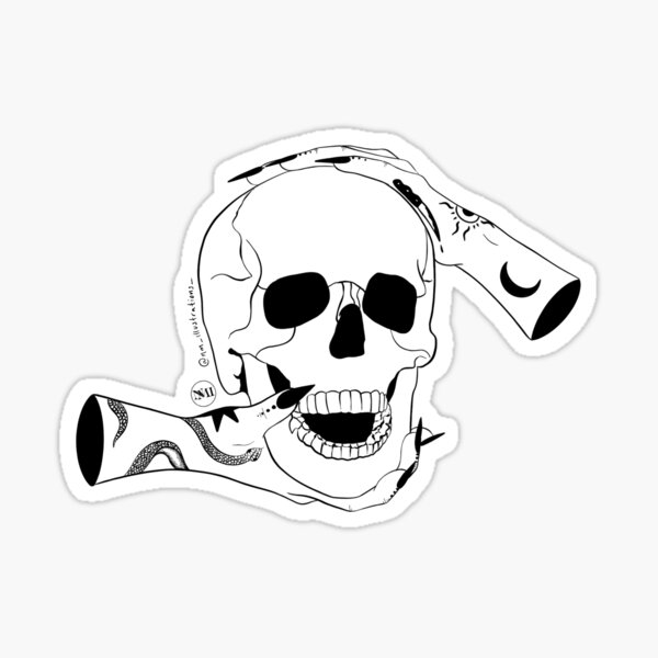 Skull Sticker