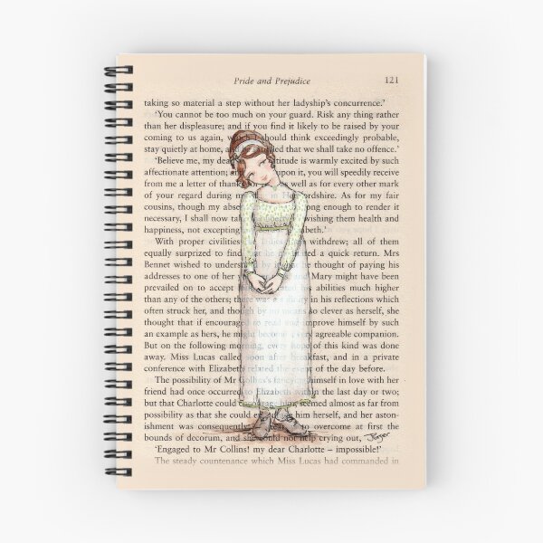 Item preview, Pride and Prejudice - Elizabeth Bennet in White. designed and sold by Jess Purser.