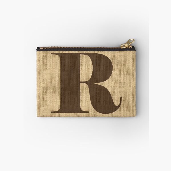 Item preview, Monogram Burlap Initial R designed and sold by Elsy's Art.