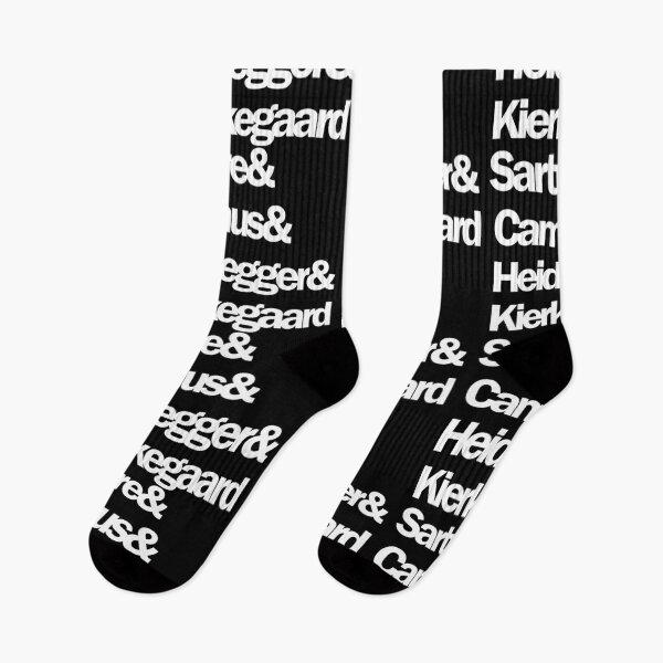 Item preview, Existentialist philosophers Sartre Camus Heidegger Kierkegaard designed and sold by ShuckedLondon.
