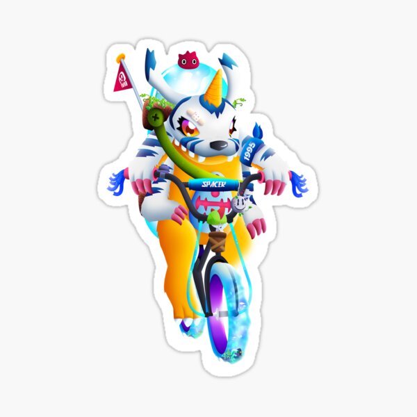 The Racing Monster Sticker