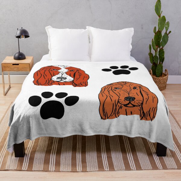 Item preview, Irish red and white setter designed and sold by NinaBetterNot.