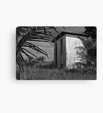 Seaside shack, Hopkins, Belize Canvas Print
