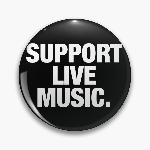 Item preview, support live music. designed and sold by DesignandGroove.