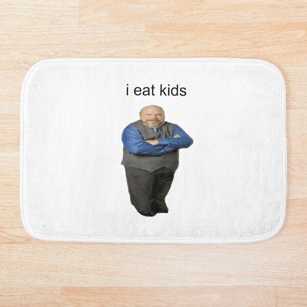 bertram eats kids Bath Mat
