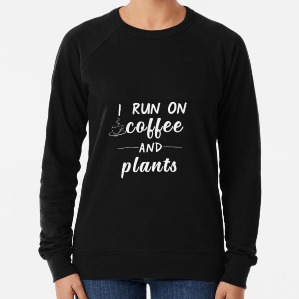 Vegetarian and coffee lover Lightweight Sweatshirt