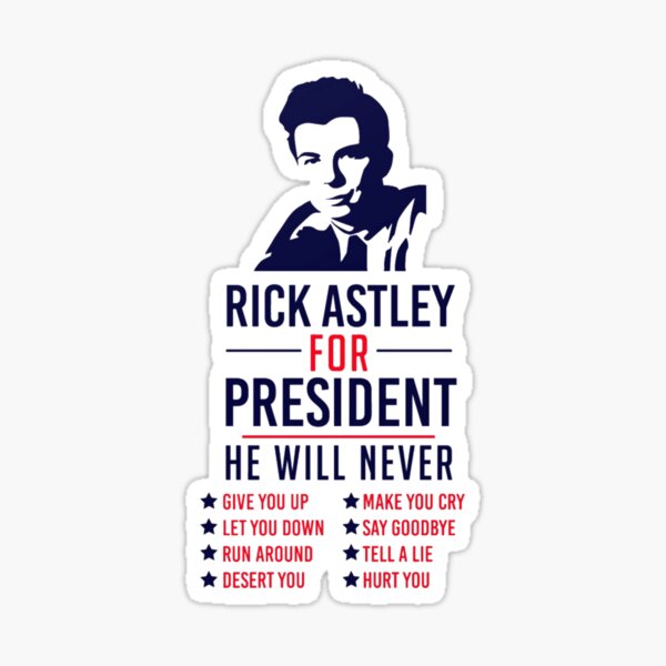 Rick Roll Rick Astley Sticker - Rick Roll Rick Astley Rick Rolled