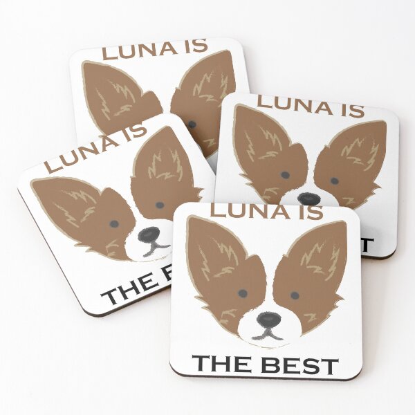 Item preview, LUNA IS THE BEST ! WE LOVE LUNA ! PUPPY LOVERS GIFT designed and sold by TheAwesomeMiro.