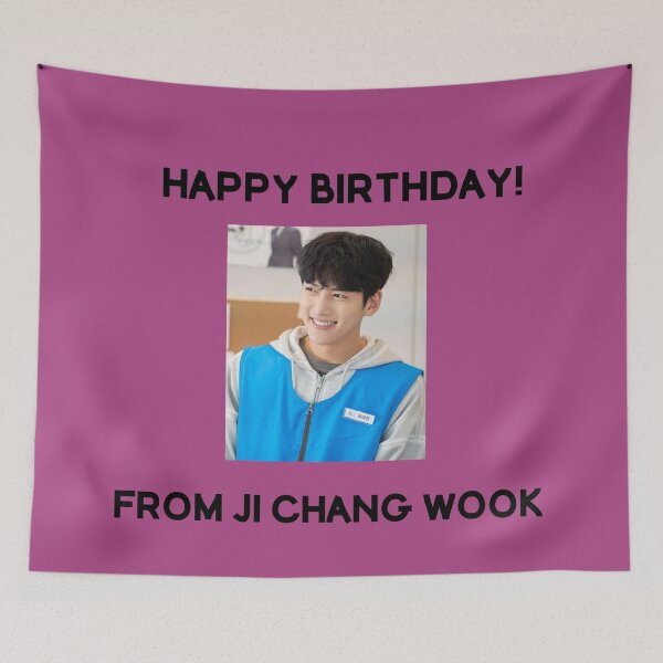 Item preview, Happy Birthday From Ji Chang Wook  designed and sold by kpopkdramamerch.