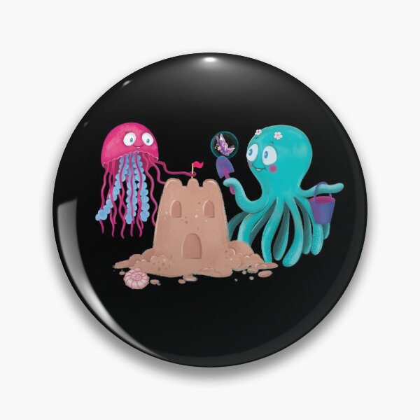 Item preview, Beach Time - Octopus Friendship on The Beach designed and sold by MakeMerry.